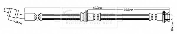 BORG & BECK stabdžių žarnelė BBH7139